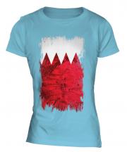 Bahrain Grunge Flag Ladies T-Shirt