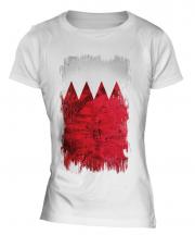 Bahrain Grunge Flag Ladies T-Shirt
