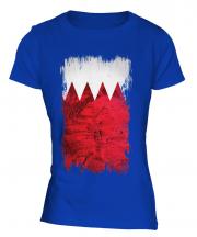 Bahrain Grunge Flag Ladies T-Shirt