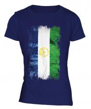 Bashkortostan Grunge Flag Ladies T-Shirt