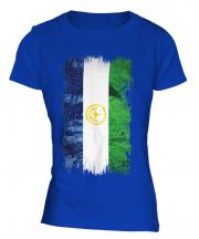 Bashkortostan Grunge Flag Ladies T-Shirt