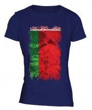Belarus Grunge Flag Ladies T-Shirt