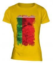 Belarus Grunge Flag Ladies T-Shirt