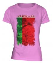 Belarus Grunge Flag Ladies T-Shirt