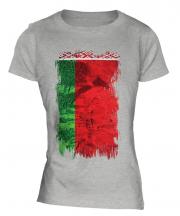 Belarus Grunge Flag Ladies T-Shirt