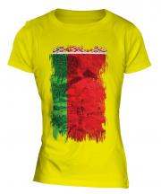 Belarus Grunge Flag Ladies T-Shirt