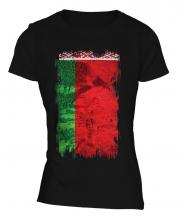 Belarus Grunge Flag Ladies T-Shirt