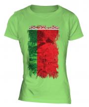 Belarus Grunge Flag Ladies T-Shirt