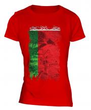 Belarus Grunge Flag Ladies T-Shirt