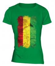 Bolivia Grunge Flag Ladies T-Shirt