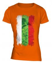 Bulgaria Grunge Flag Ladies T-Shirt