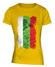 Bulgaria Grunge Flag Ladies T-Shirt