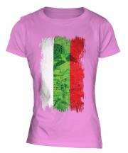 Bulgaria Grunge Flag Ladies T-Shirt