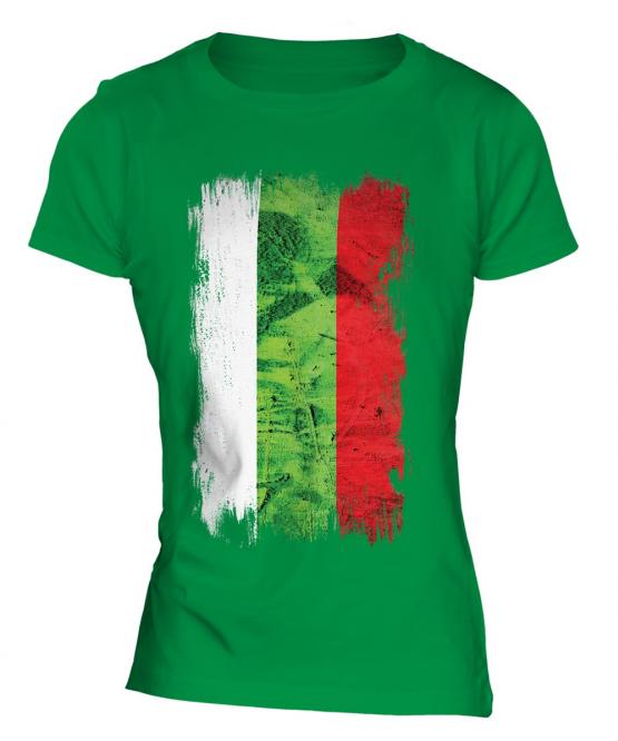 Bulgaria Grunge Flag Ladies T-Shirt