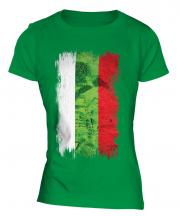 Bulgaria Grunge Flag Ladies T-Shirt