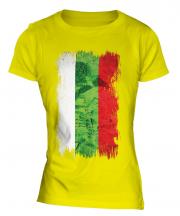 Bulgaria Grunge Flag Ladies T-Shirt