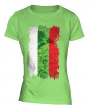 Bulgaria Grunge Flag Ladies T-Shirt