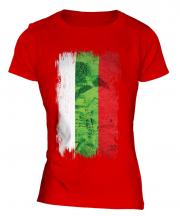 Bulgaria Grunge Flag Ladies T-Shirt
