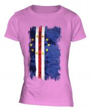 Cape Verde Grunge Flag Ladies T-Shirt