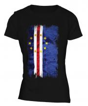 Cape Verde Grunge Flag Ladies T-Shirt