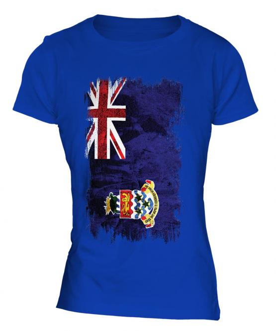 Cayman Islands Grunge Flag Ladies T-Shirt