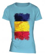 Chad Grunge Flag Ladies T-Shirt