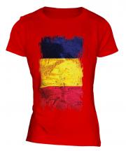 Chad Grunge Flag Ladies T-Shirt