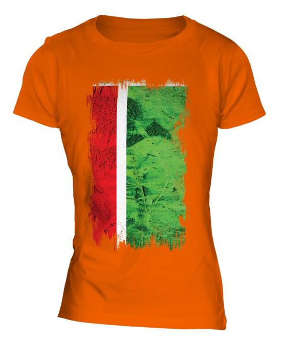 Chechen Republic Grunge Flag Ladies T-Shirt