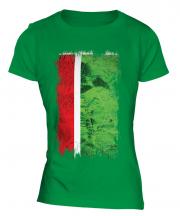 Chechen Republic Grunge Flag Ladies T-Shirt