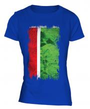Chechen Republic Grunge Flag Ladies T-Shirt