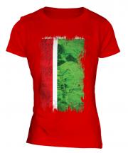 Chechen Republic Grunge Flag Ladies T-Shirt