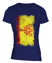 Chuvashia Grunge Flag Ladies T-Shirt