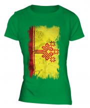 Chuvashia Grunge Flag Ladies T-Shirt