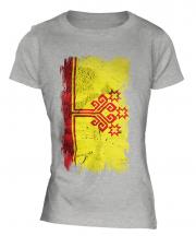 Chuvashia Grunge Flag Ladies T-Shirt