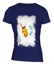 Cyprus Grunge Flag Ladies T-Shirt