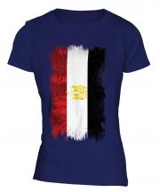 Egypt Grunge Flag Ladies T-Shirt