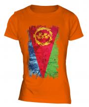 Eritrea Grunge Flag Ladies T-Shirt