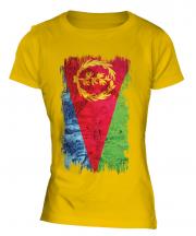 Eritrea Grunge Flag Ladies T-Shirt