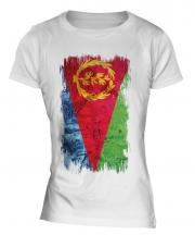 Eritrea Grunge Flag Ladies T-Shirt