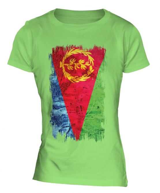 Eritrea Grunge Flag Ladies T-Shirt