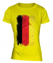 Germany Grunge Flag Ladies T-Shirt