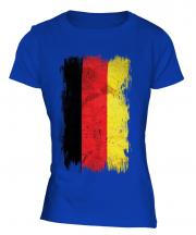 Germany Grunge Flag Ladies T-Shirt