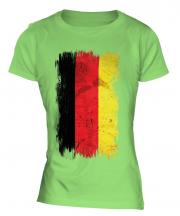 Germany Grunge Flag Ladies T-Shirt