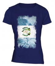 Guatemala Grunge Flag Ladies T-Shirt