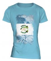 Guatemala Grunge Flag Ladies T-Shirt