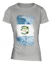 Guatemala Grunge Flag Ladies T-Shirt