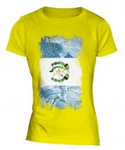Guatemala Grunge Flag Ladies T-Shirt
