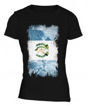 Guatemala Grunge Flag Ladies T-Shirt