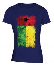 Guinea Bissau Grunge Flag Ladies T-Shirt