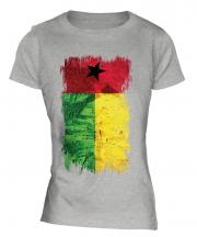 Guinea Bissau Grunge Flag Ladies T-Shirt